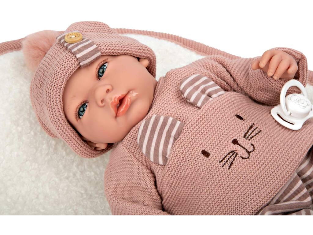 Bambola Elegance Andie con coperta 40 cm