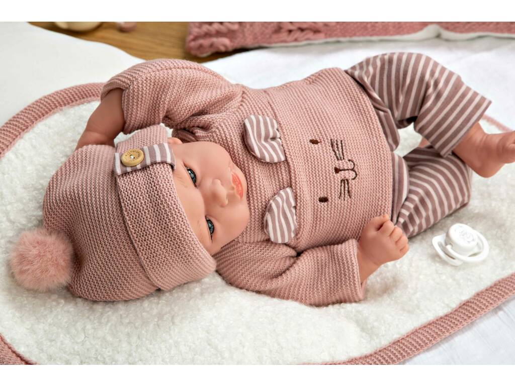 Bambola Elegance Andie con coperta 40 cm