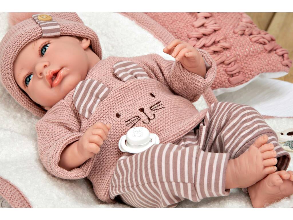 Bambola Elegance Andie con coperta 40 cm