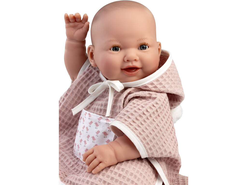 Bambola neonata Mia fa pipì, 42 cm, con vasca da bagno e accessori