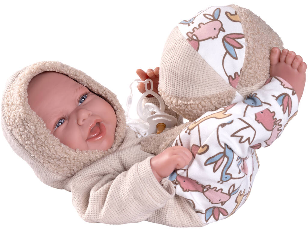 Bambolotto Bebè Neonato Carlo da 42 Cm Con Pallone
