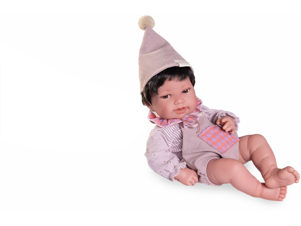 Bambola neonata Pipa Circus di 42 cm con pouf