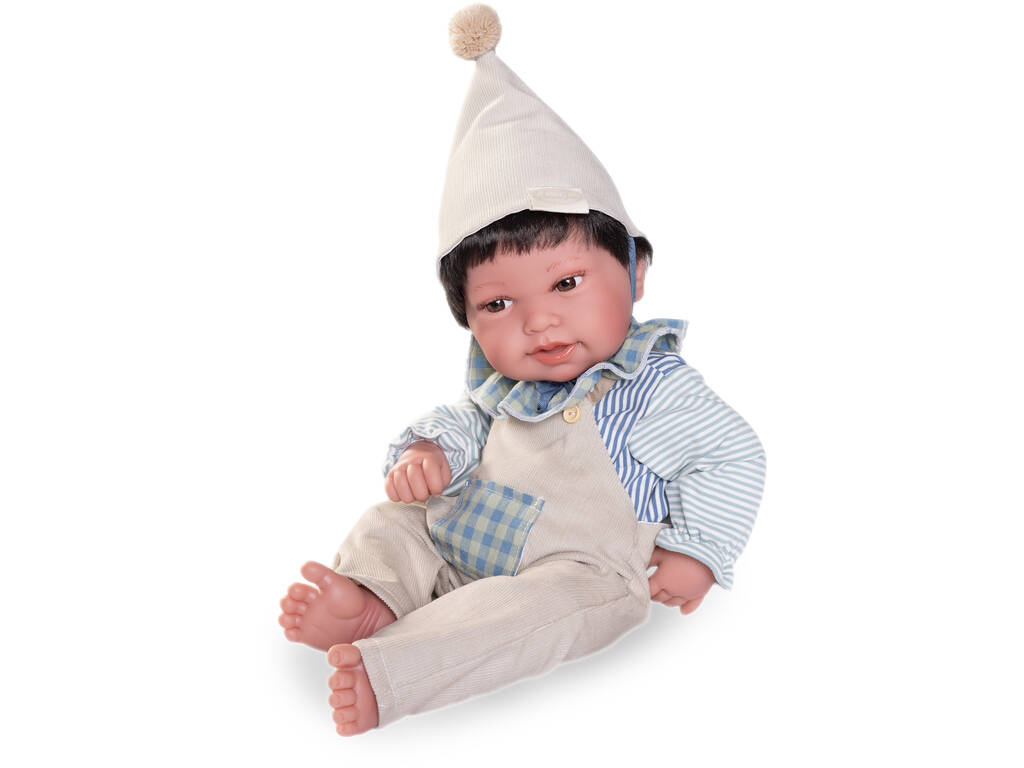 Bambolotto Bebè Neonato Pipo Circus da 42 cm con Pouf