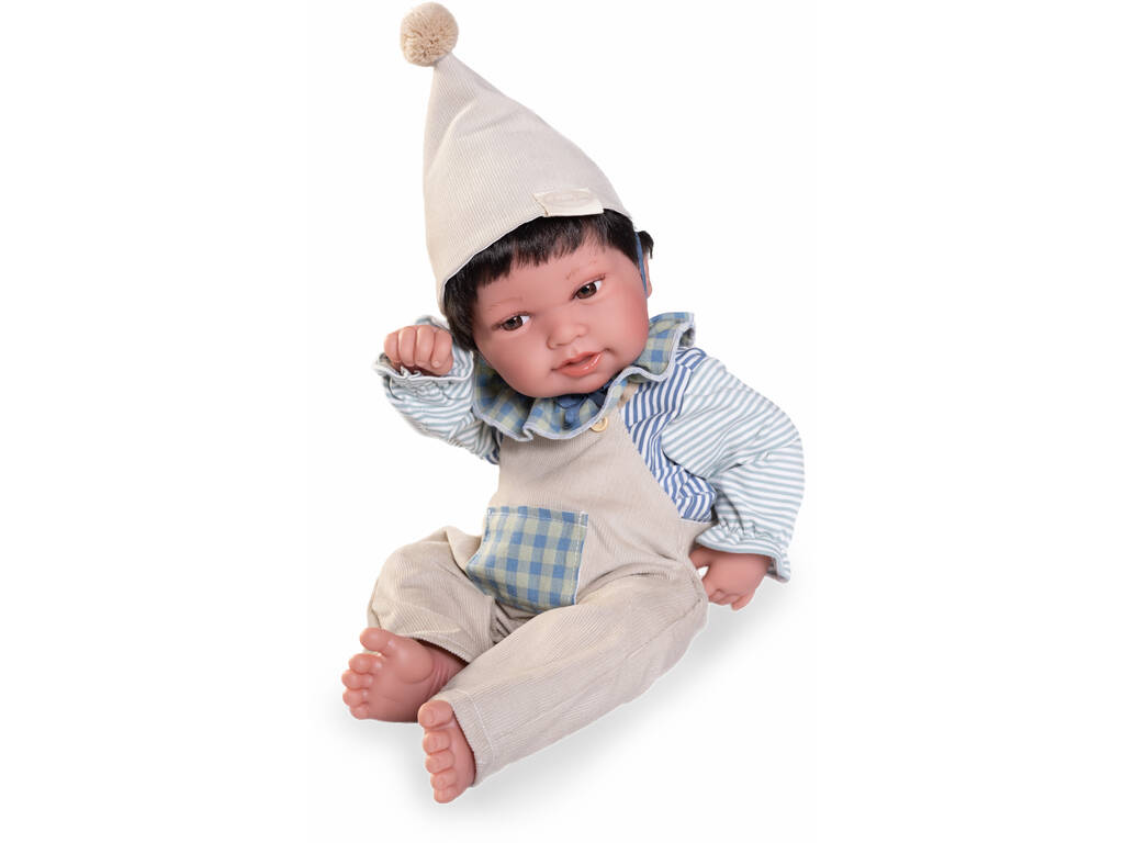 Bambolotto Bebè Neonato Pipo Circus da 42 cm con Pouf