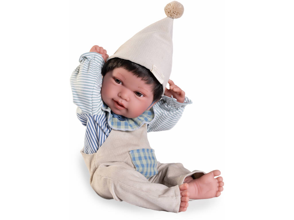 Bambolotto Bebè Neonato Pipo Circus da 42 cm con Pouf