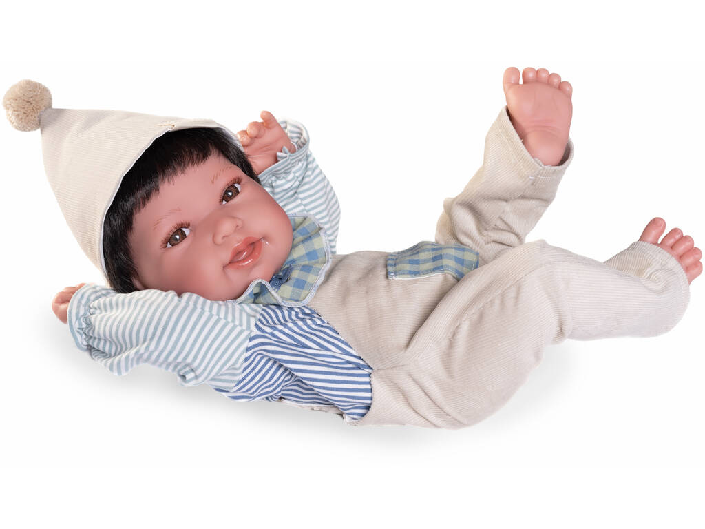 Bambolotto Bebè Neonato Pipo Circus da 42 cm con Pouf