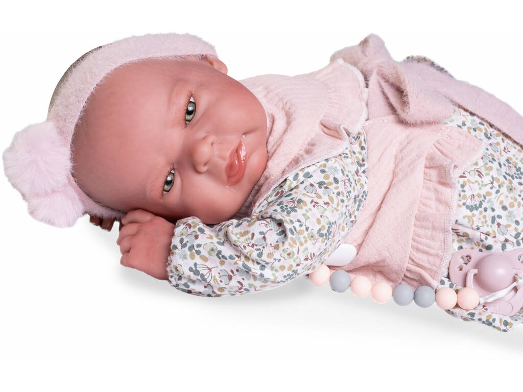 Sweet Reborn Baby Doll Lea of 42 avec Baby Bib Antonio Juan 80327