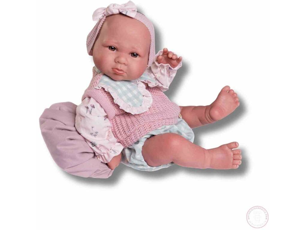 Sweet Reborn Baby Doll Luca 42 Cm With Handbag