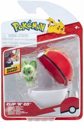 Pokémon Clip N Go Figura con Ball