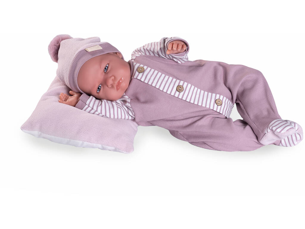 Bambola Bebè Il mio primo Reborn Berta da 52 cm con pigiama