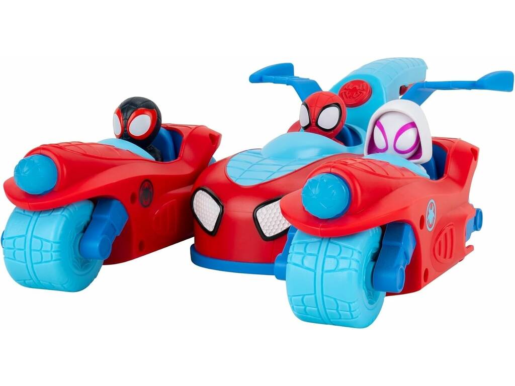 Marvel Spidey And His Amazing Friends Il team di Spidey Split Racer