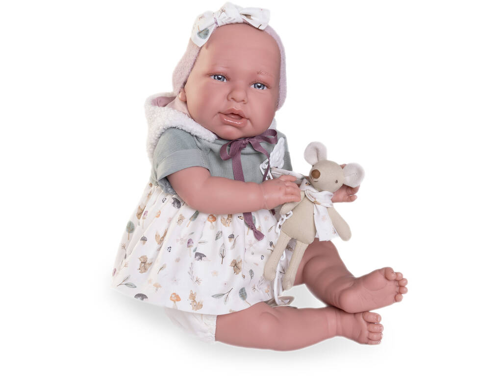 Bambola Bebè Il mio primo Reborn Daniela Peluche 52 cm