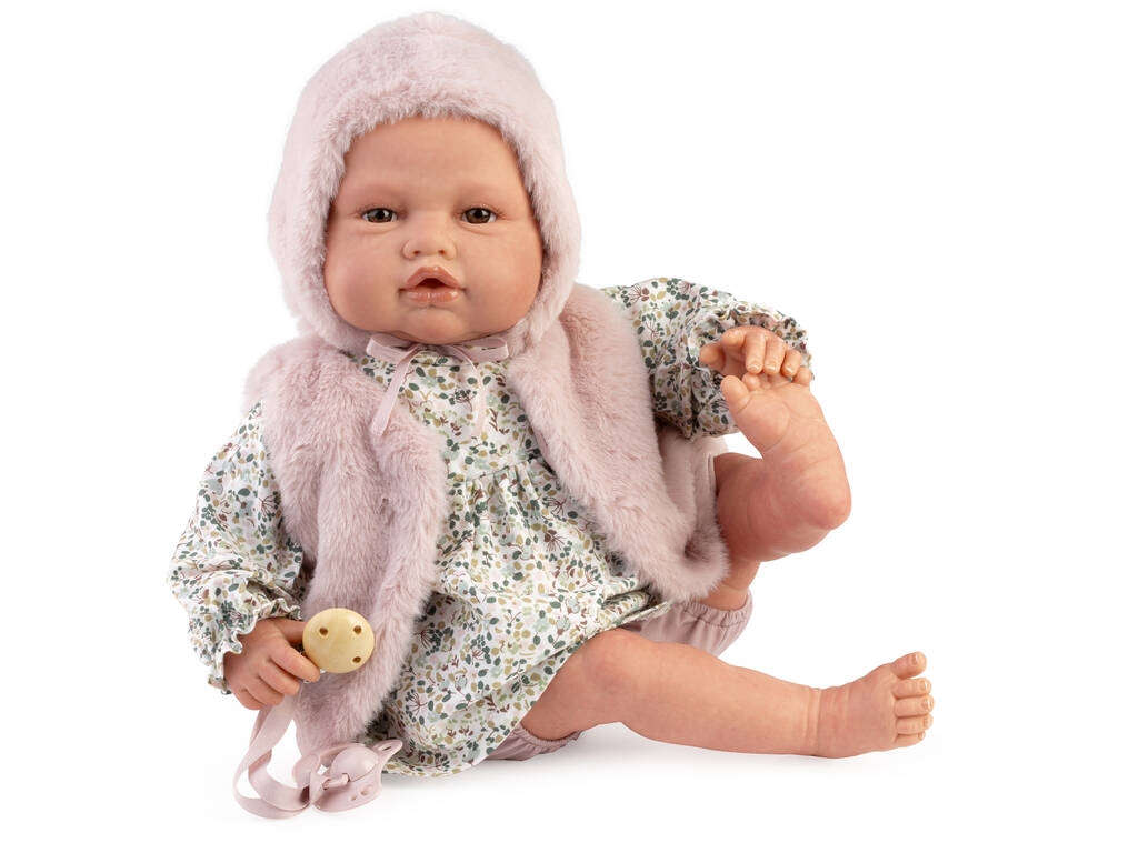 Bambola Reborn Baby Love da 50 cm con gilet