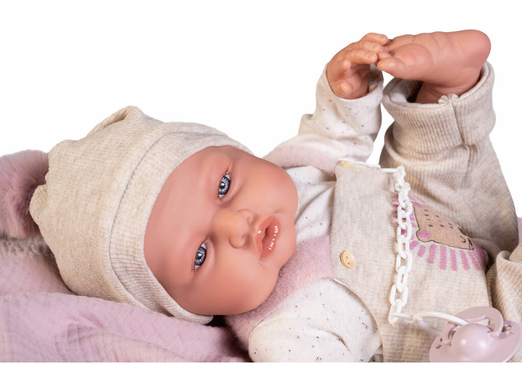 Bambola Bebè Babydoo da 50 cm con copertina