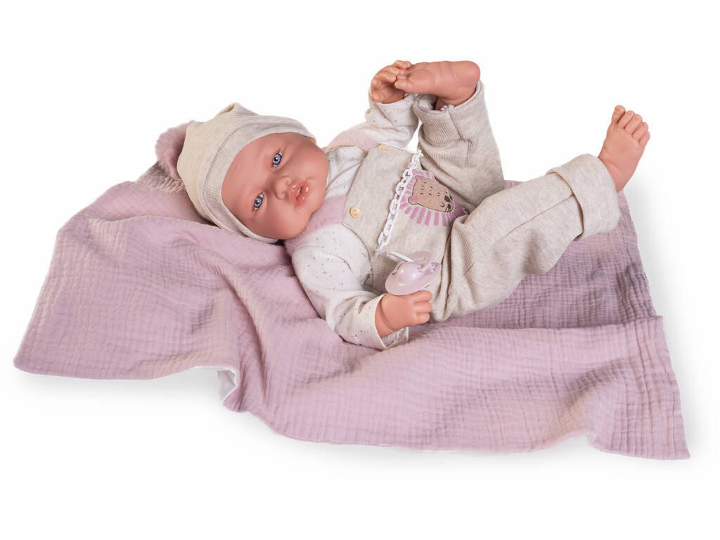 Bambola Bebè Babydoo da 50 cm con copertina