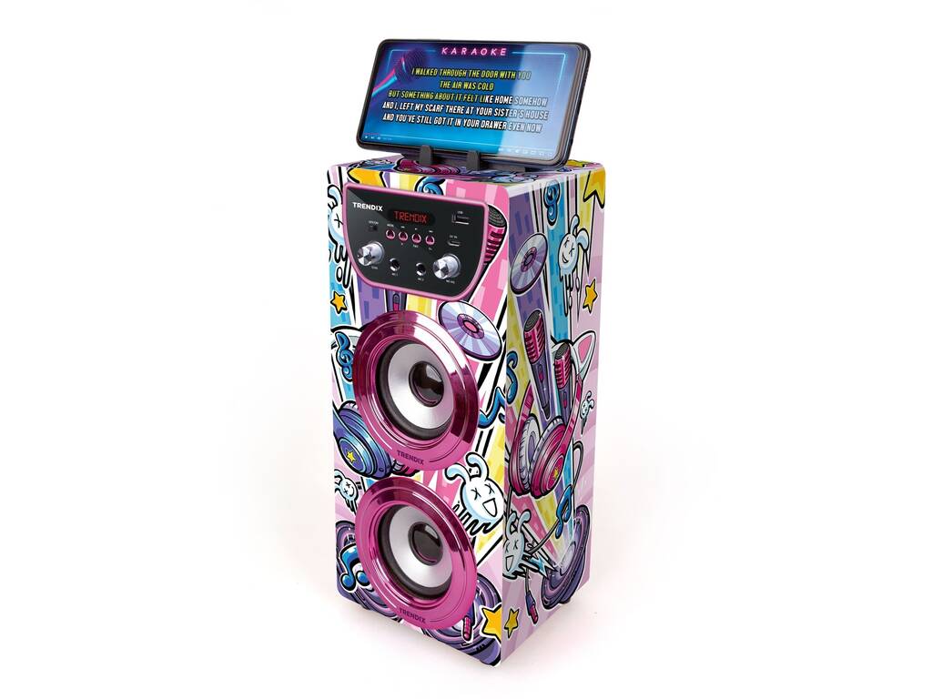 Trendix Karaoke Speaker Party Edition com Microfones