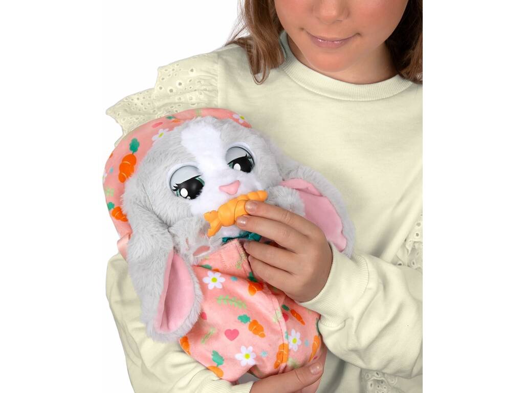 Baby Paws Peluche Interattivo Coniglio con Suoni