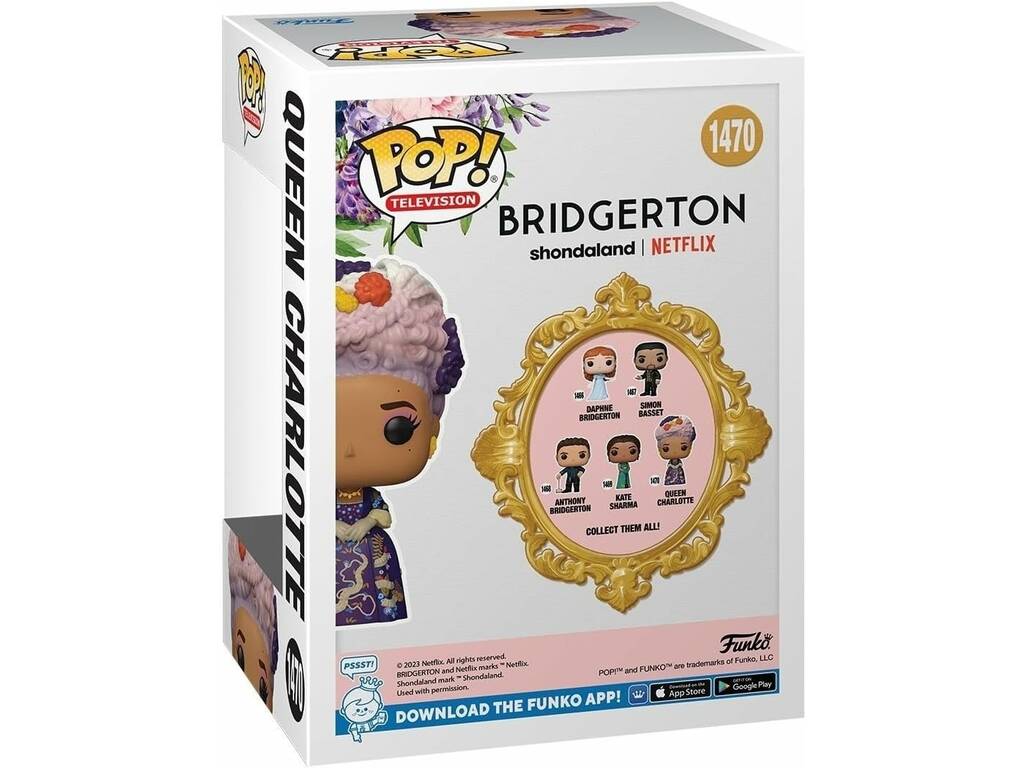 Funko Pop Television Bridgerton Figura Queen Charlotte