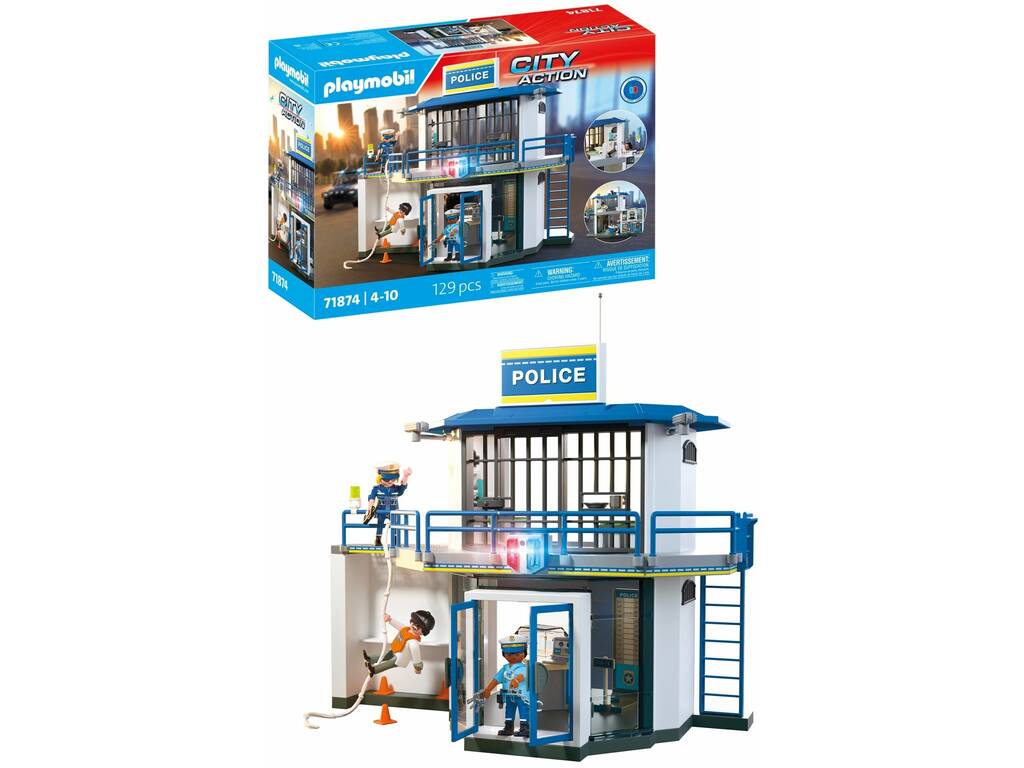 Playmobil City Action Comisaría con Sala de Investigación