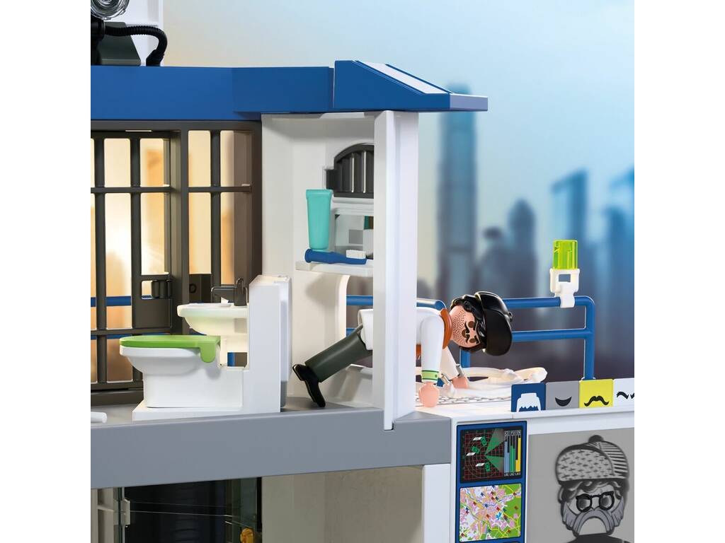Playmobil City Action Comisaría con Sala de Investigación