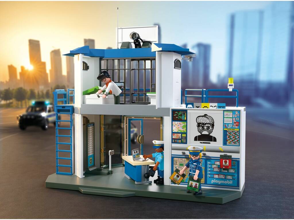 Playmobil City Action Comisaría con Sala de Investigación