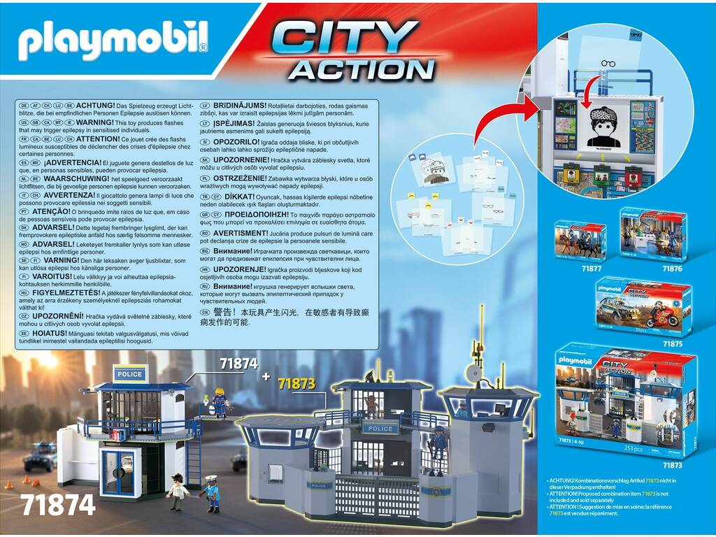 Playmobil City Action Comisaría con Sala de Investigación