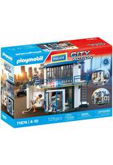 Playmobil City Action Commissariat avec salle d'enquête