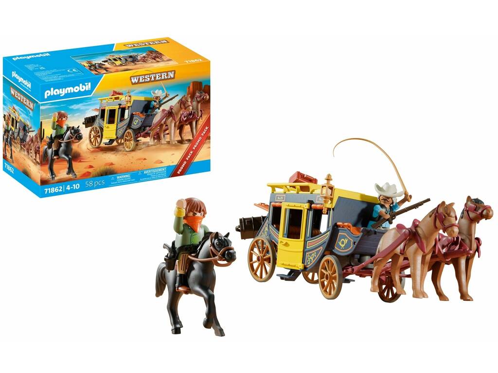 Playmobil Western Diligencia del Salvaje Oeste