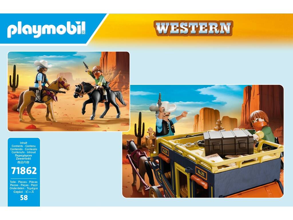 Playmobil Western Diligencia del Salvaje Oeste