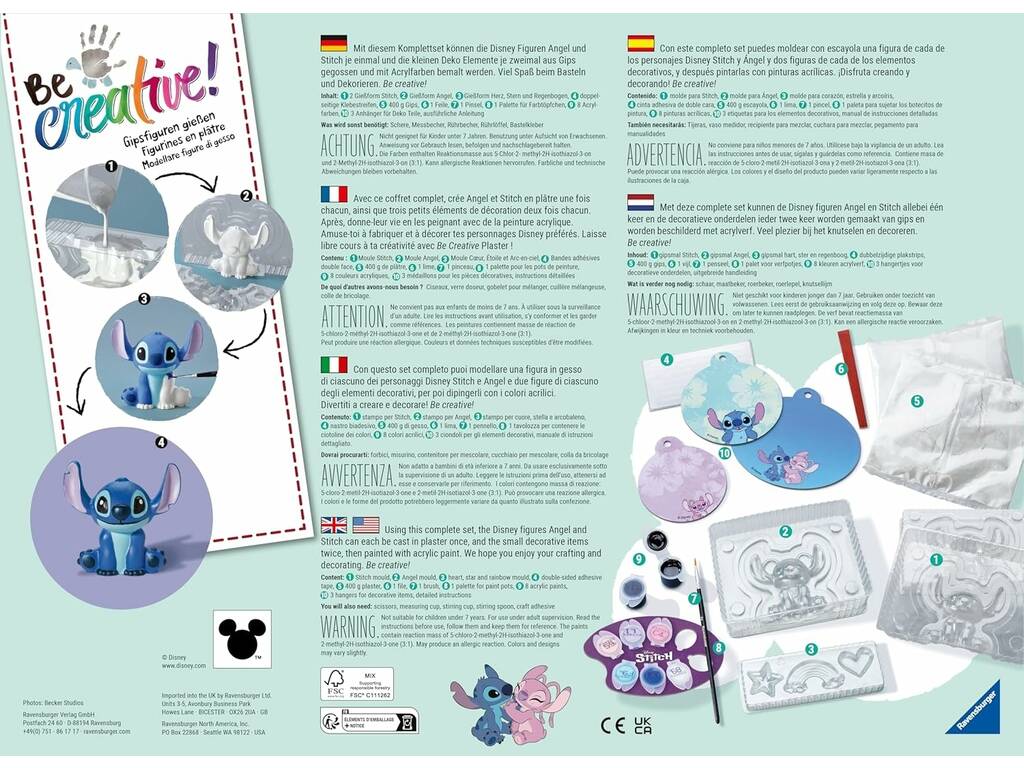 Be Creative Maxi Creazioni in Gesso Stitch