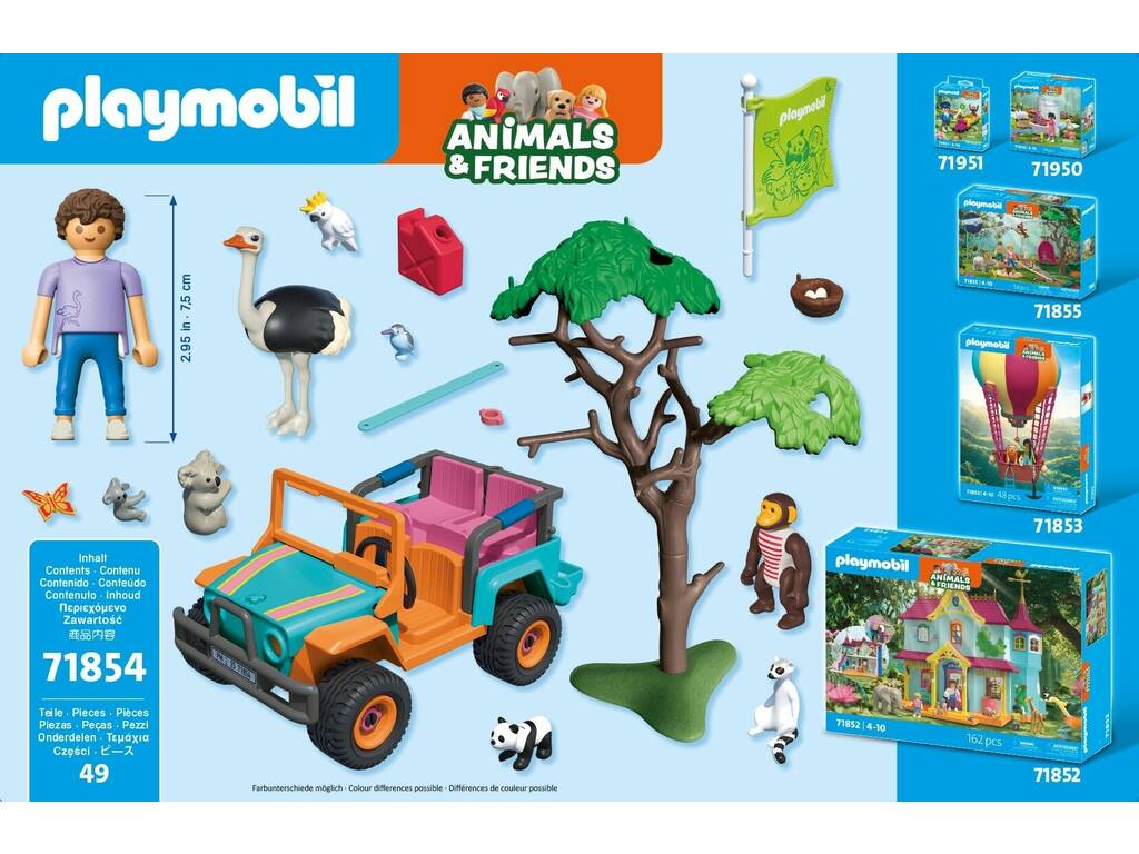 Playmobil Animals & Friends Todoterreno Colores