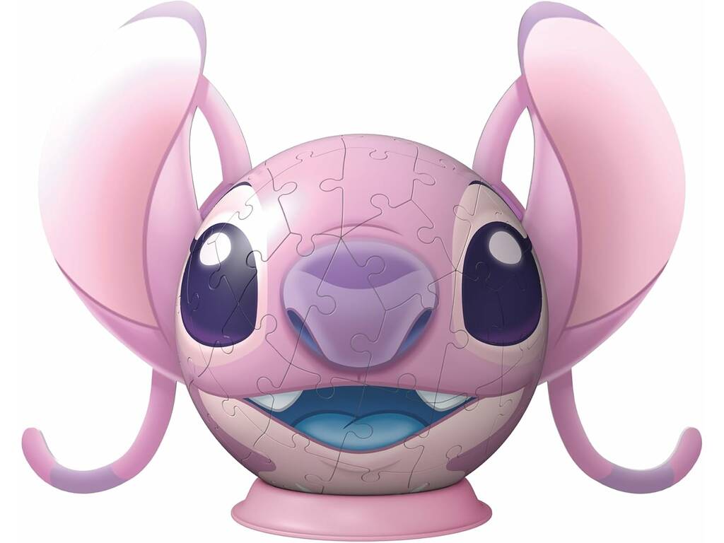 Puzzle 3D Disney Stitch Cabeza de Angel con Orejas