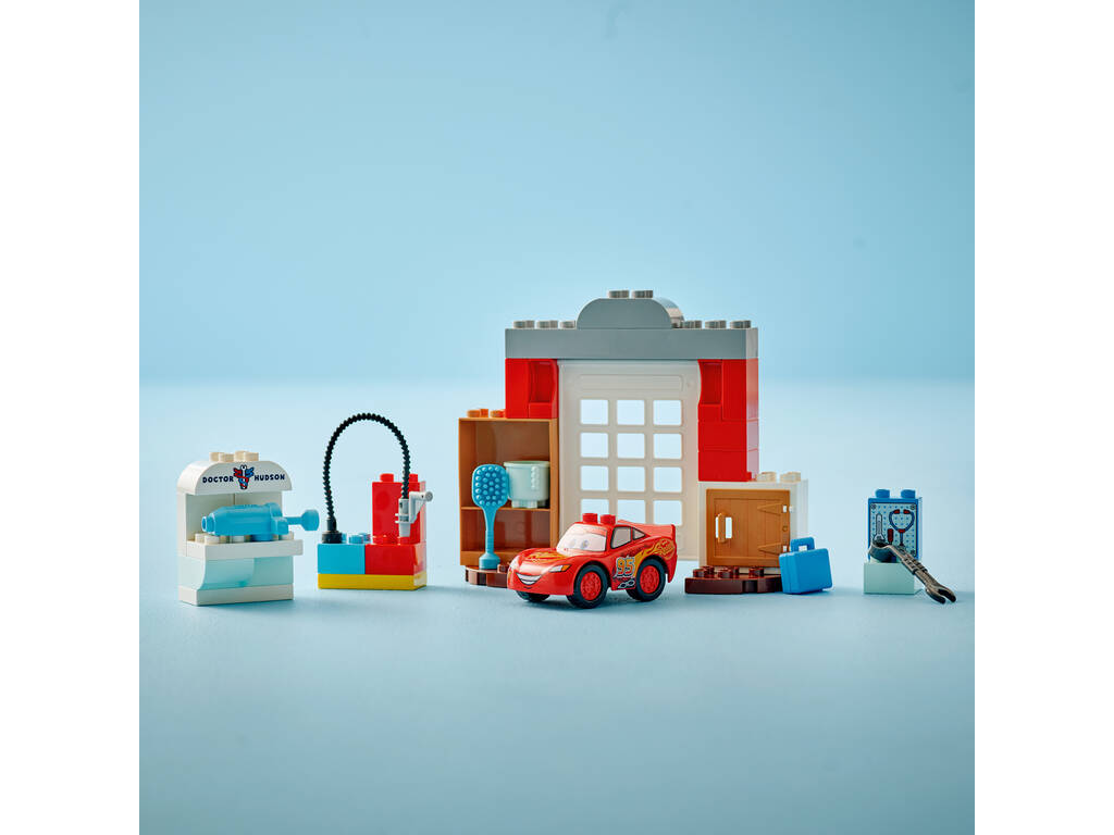 Lego Duplo Disney Cars Visita de McQueen ao Taller de Doc