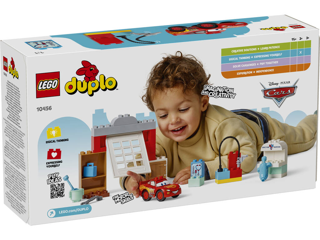 Lego Duplo Disney Cars Visita de McQueen ao Taller de Doc