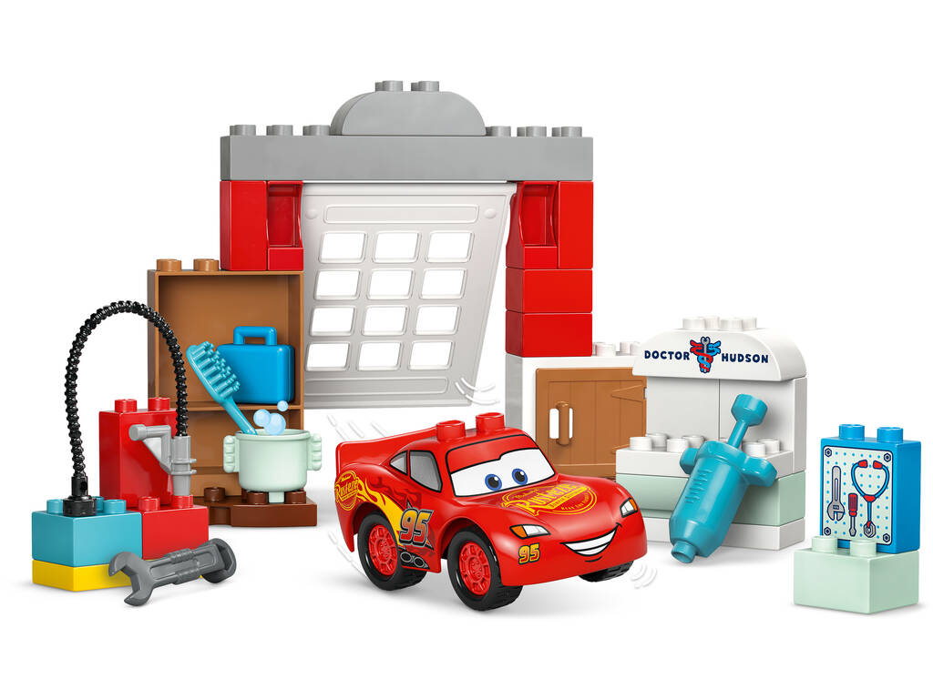 Lego Duplo Disney Cars Visita de McQueen ao Taller de Doc