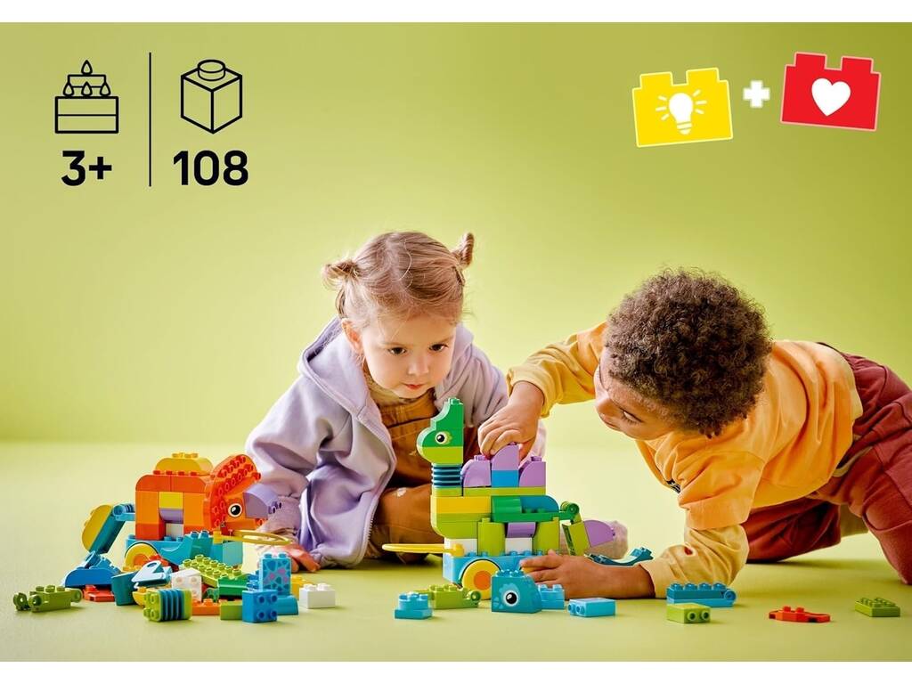 Lego Duplo Dinosauri su ruote 3 in 1