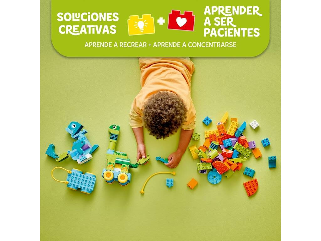 Lego Duplo Dinosauri su ruote 3 in 1
