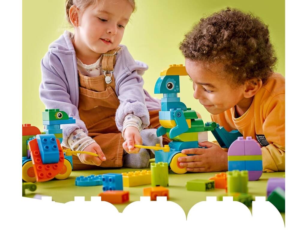 Lego Duplo Dinosauri su ruote 3 in 1