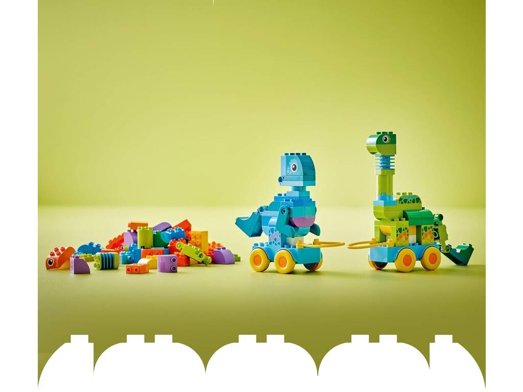 Lego Duplo Dinosauri su ruote 3 in 1