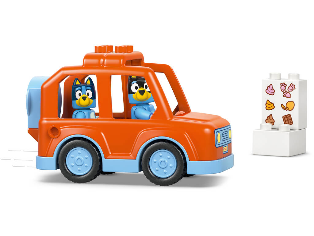 Lego Duplo Bluey Gita alla gelateria con Bluey
