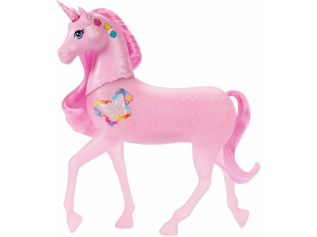 Barbie Unicorno Galoppa e Brilla con Luci e Suoni