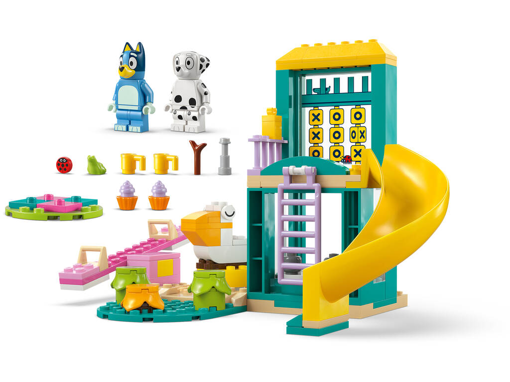 Lego Duplo Bluey Divertimento al parco giochi con Bluey e Chloe