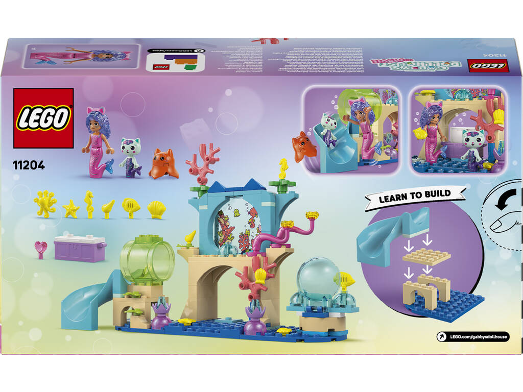 Lego La Casa delle Bambole di Gabby Avventura nell'Acquario di Gabby Sirena