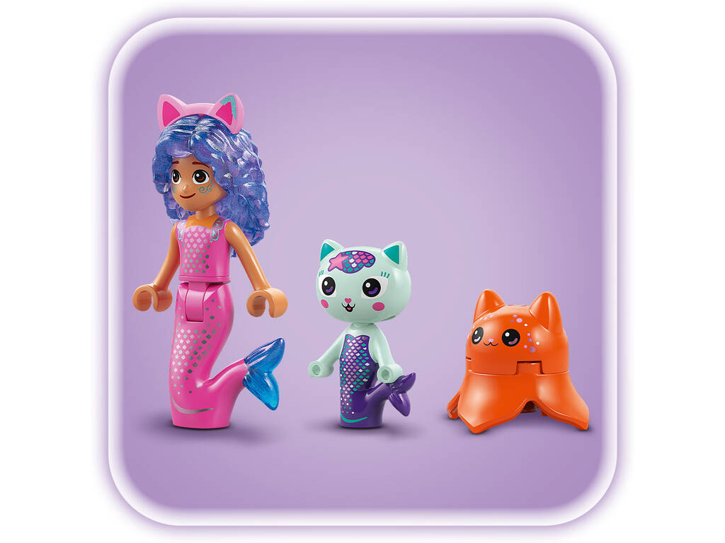 Lego La Casa delle Bambole di Gabby Avventura nell'Acquario di Gabby Sirena