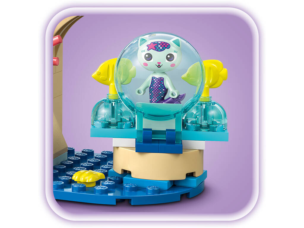 Lego La Casa delle Bambole di Gabby Avventura nell'Acquario di Gabby Sirena