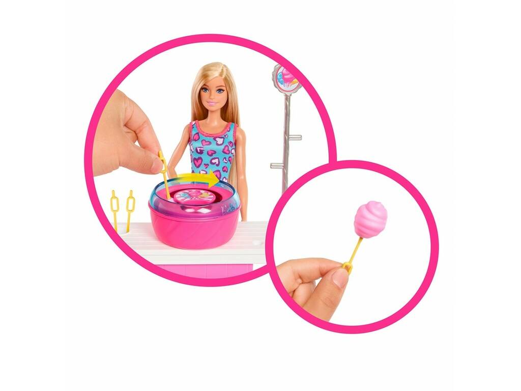 Barbie Bancarella di zucchero filato