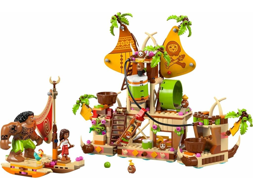 Lego Disney Vaiana 2 Barcaza de los Kakamora