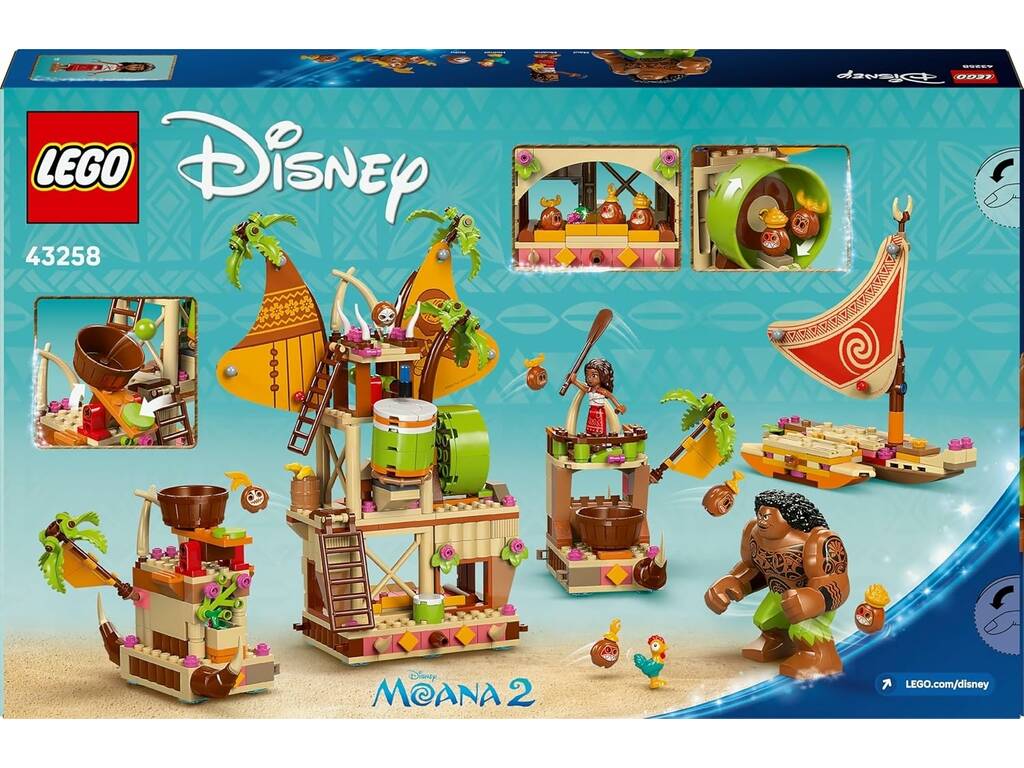 Lego Disney Vaiana 2 Barcaza de los Kakamora