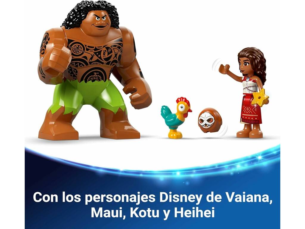 Lego Disney Vaiana 2 Barcaza de los Kakamora