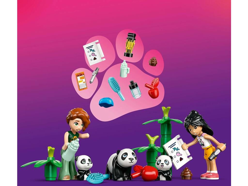 Lego Friends Cuidado Animal en el Refugio para Pandas